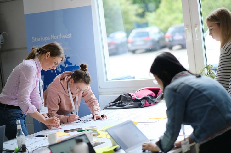 Die Ausarbeitung der Ideen erfolgte in interdisziplinären Teams (Foto: Markus Hibbeler)