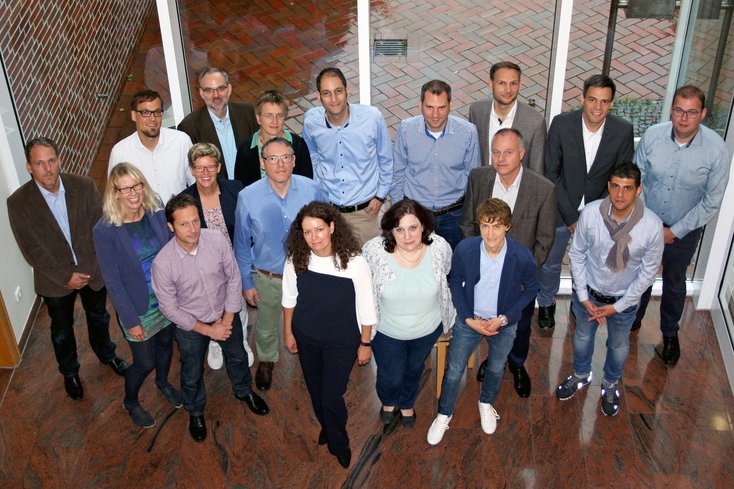14 neuberufene Professorinnen und Professoren nahmen an der Auftakveranstaltung des Neuberufenenprogramms teil. Foto: Jade HS