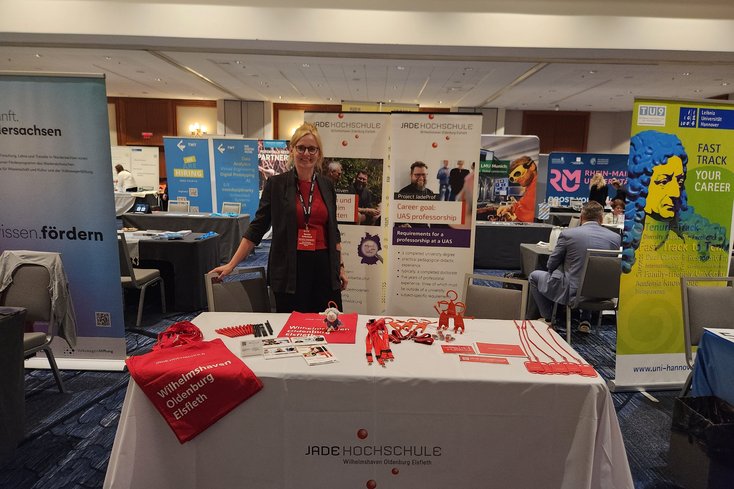 Messestand der Jade Hochschule auf der GAIN in Boston (Bild: Jade HS/M. Schlenkhoff)