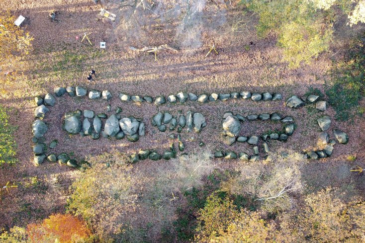 Photogrammetrische Erfassung des Steingrabs Kleinenkneten mit Hilfe von Drohnenbildern (Foto: Jade HS)