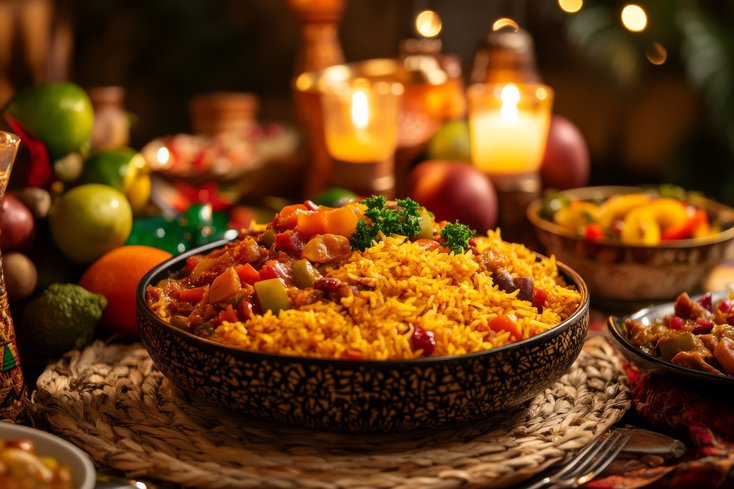 Jollof ist ein beliebtes Reisgericht in Ghana. (Foto: Adobe Stock)