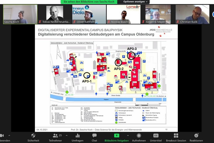 Screenshot von der Veranstaltung