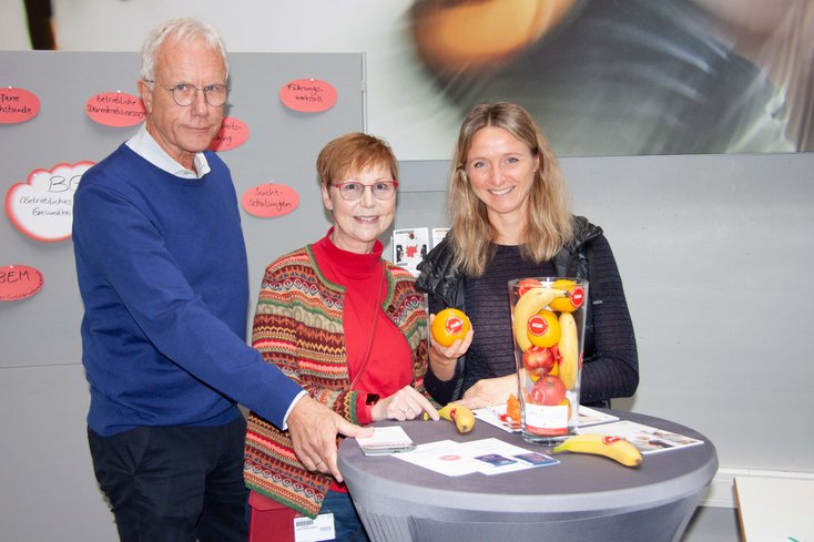 Wilfrid Sondag, Petra Ducci-Eiklenborg und Marita Blendermann vom Team BGM