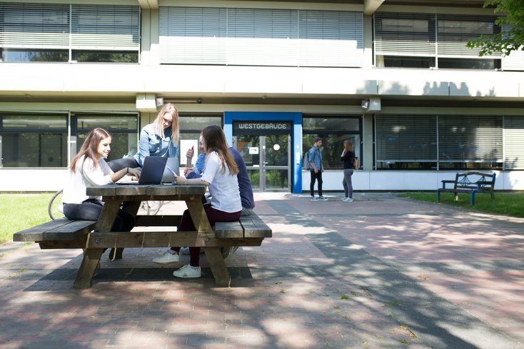 Westgebäude am Campus Wilhelmshaven (Foto: Jade HS)