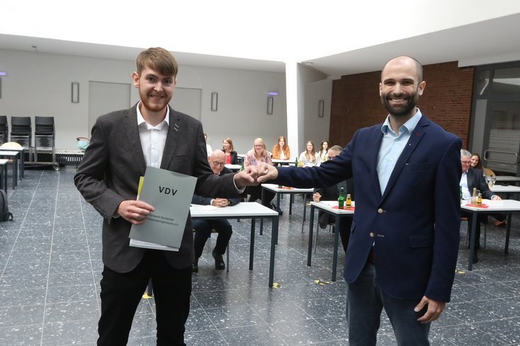 Dennis Lüdeke und Jelde Borgmann