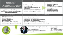 „Optimierung der Beschaffungs- und Lagerstrategie im Rahmen der Inbound-Logistik eines Lebensmittelherstellers“