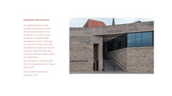 Foto Europäisches Hansemuseum mit Texterläuterung