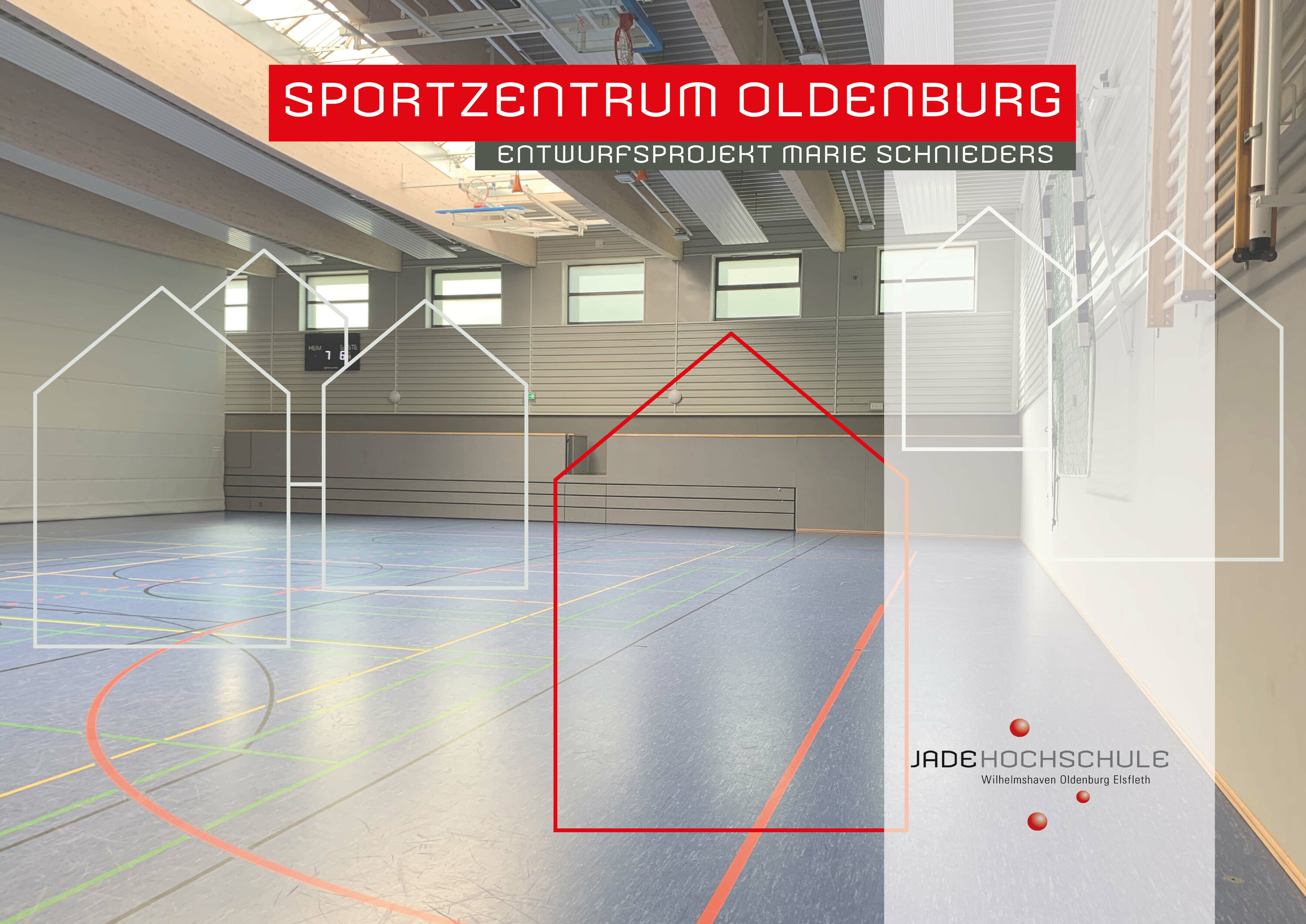 individuelles Entwurfsprojekt von Marie Schnieders: Sportzentrum in Oldenburg