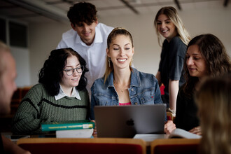 Gruppe von BVW Studierenden