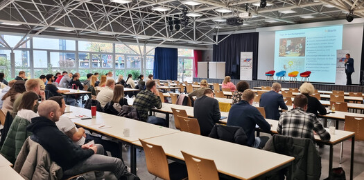 Gründungsinteressierte beim Vortrag von Stefan Kleinheider, NBank (Foto: Daniela Wrage, Jade Hochschule)
