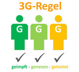 3G-Regel = geimpft, genesen, getestet