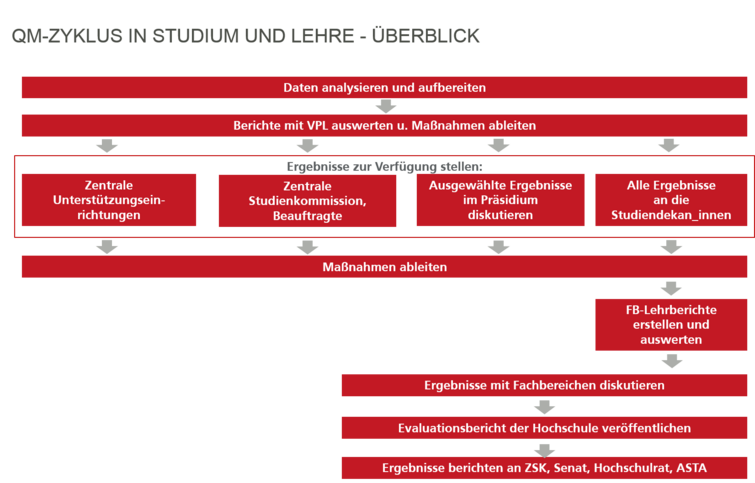 QM-Zyklus in Studium und Lehre