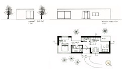 Grundriss EG und Ansichten