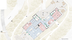 Grundriss EG Systematik und Darstellung der Freiraumplanung