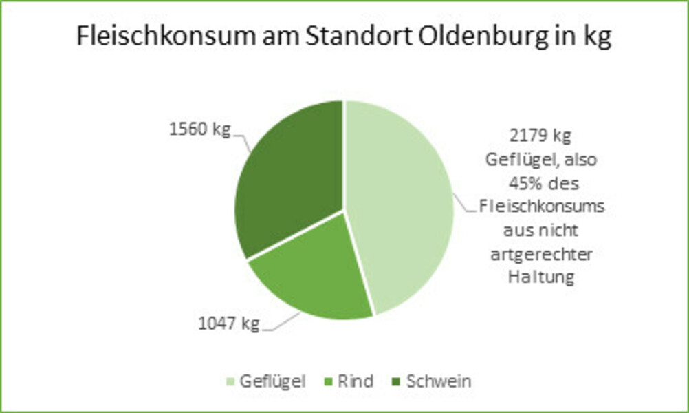 Fleischkonsum in kg 