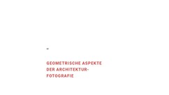 Geometrische Aspekte der Architekturfotografie