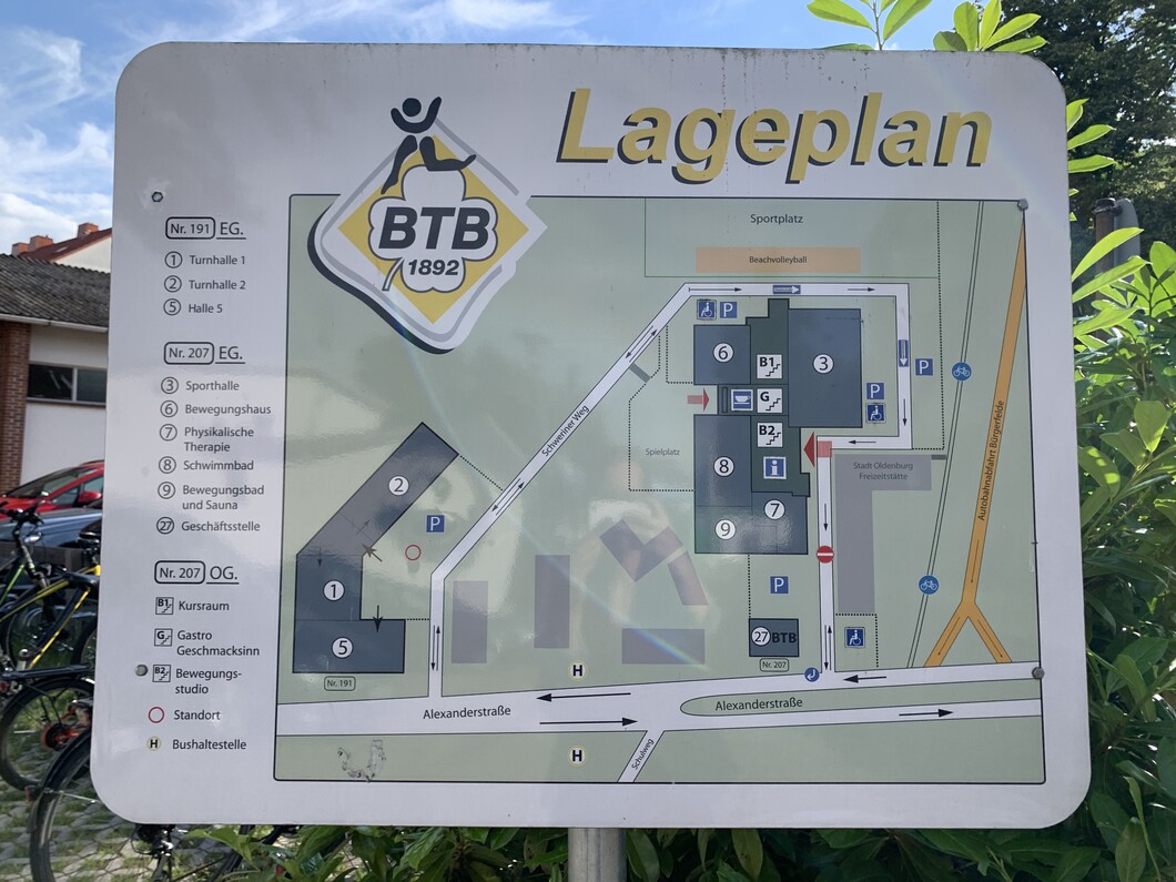 Lageplan BTB