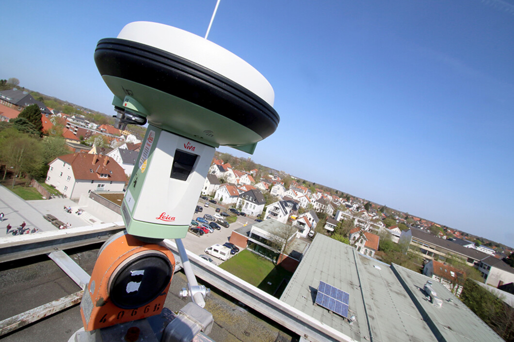 GNSS-Antenne GNSS-Antenne auf dem Messturm