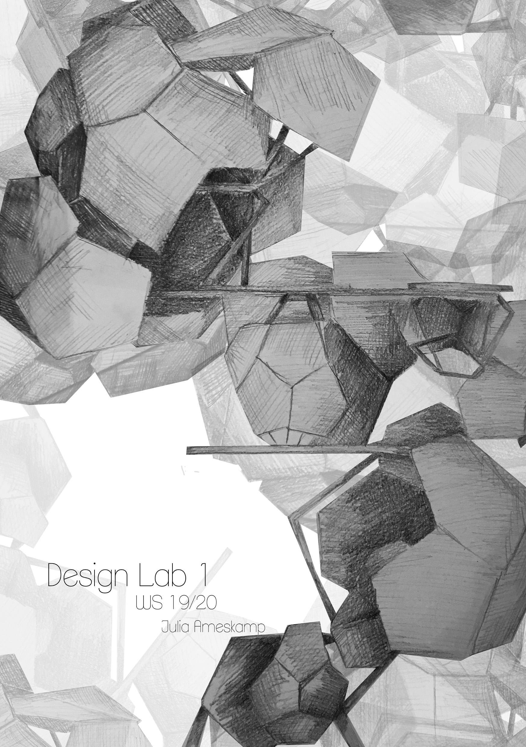 Julia Ameskamp Design Lab Entwerfen 1 Modell Plakat