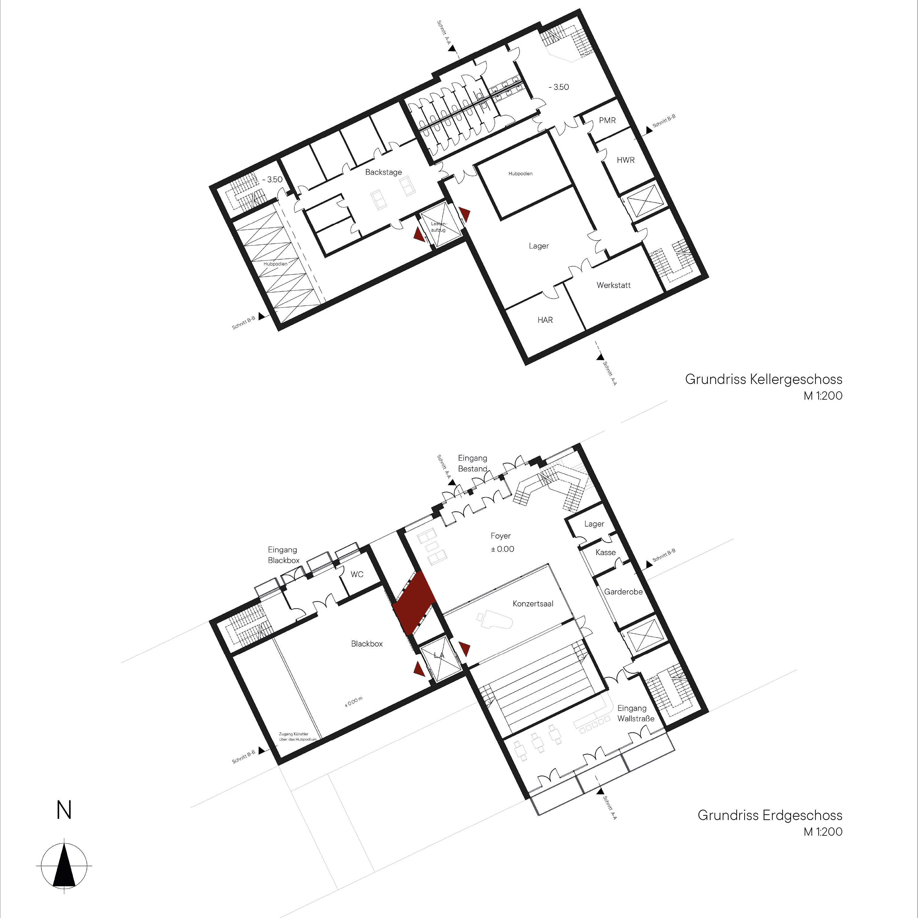 Grundrisse KG und EG