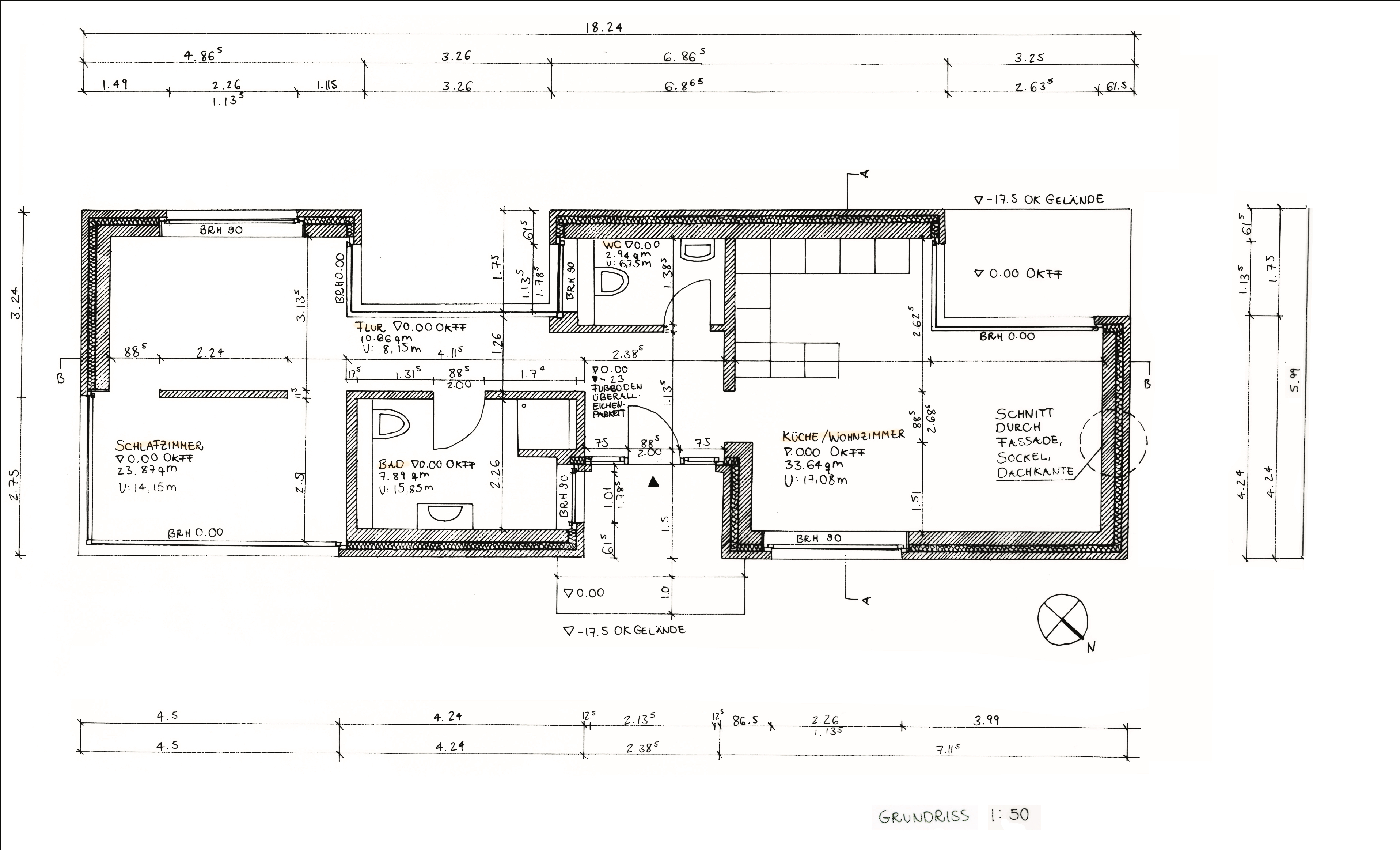 Grundriss EG Werkplanunug