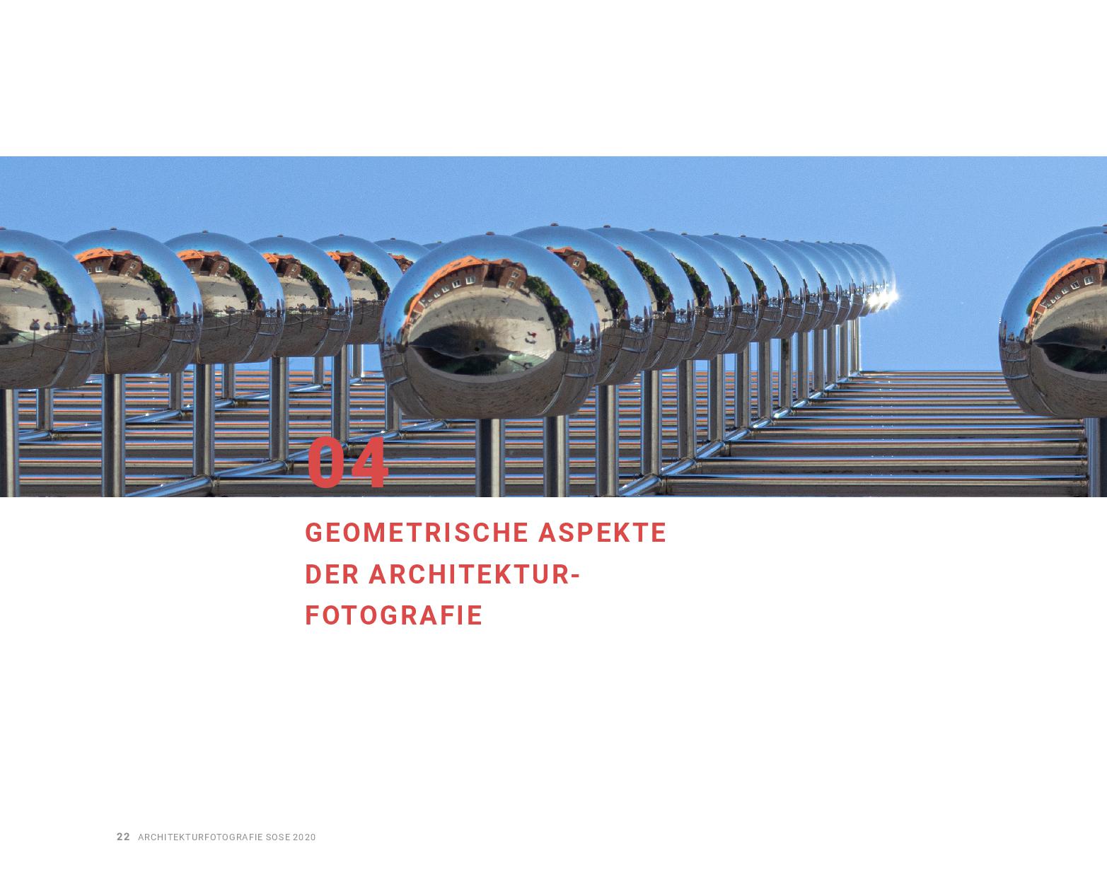 Geometrische Aspekte der Architekturfotografie