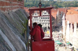 Untersuchung zum Abtrag von Fugenmörtel durch Witterungseinflüsse.