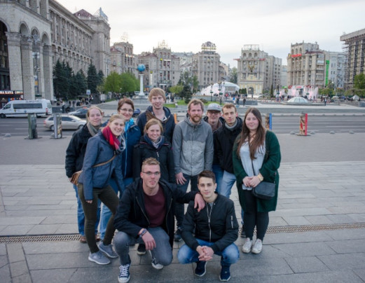 Gruppenfoto in Kiew