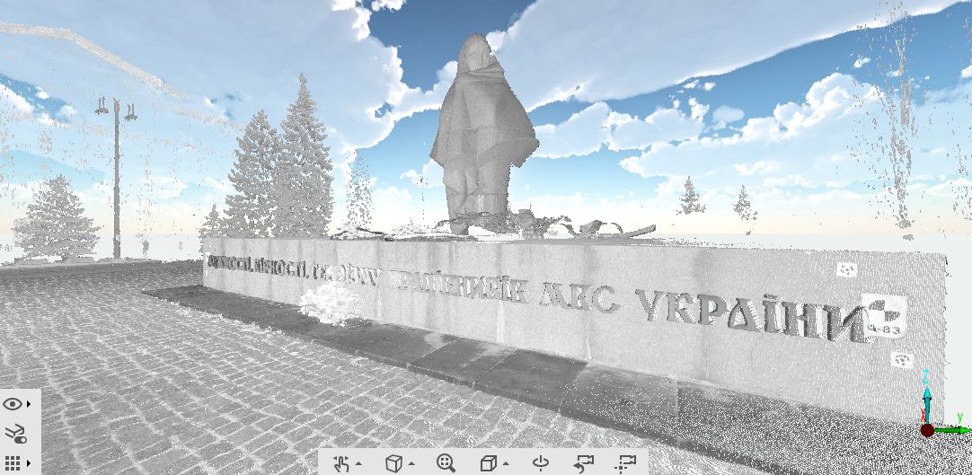 Photogrammetrisch erzeugte Punktwolke Photogrammetrisch erzeugte Punktwolke
