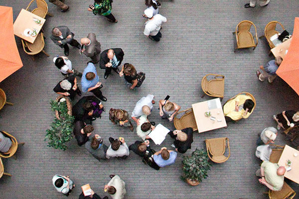 Lehrer_innen-Café auf dem Campustag